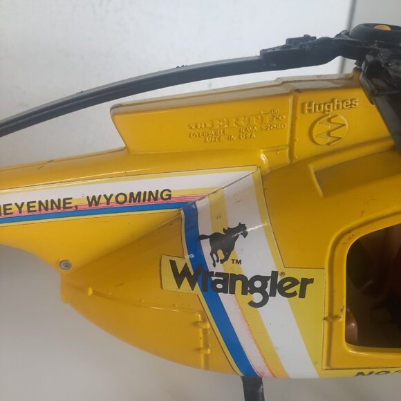 Vintage Hughes ERTL wrangler Wranch Cheyenne Wyoming Helicopter *FLAW - Picture 6 of 7